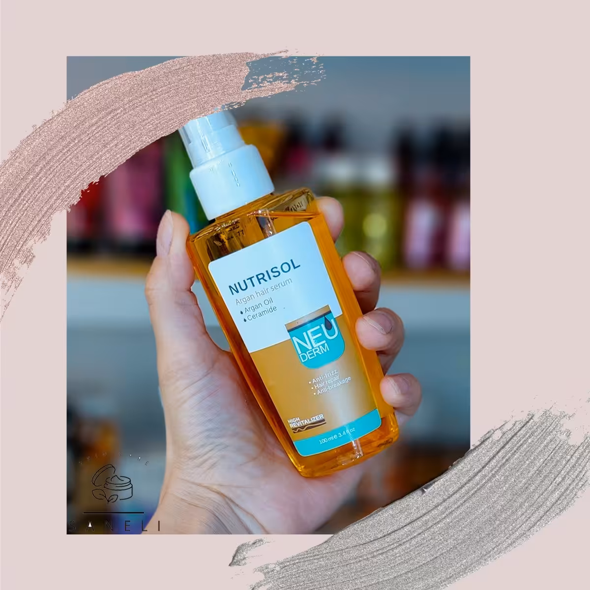 سرم مو آرگان نئودرم مدل نوتریسل حجم 100 میلی لیتر