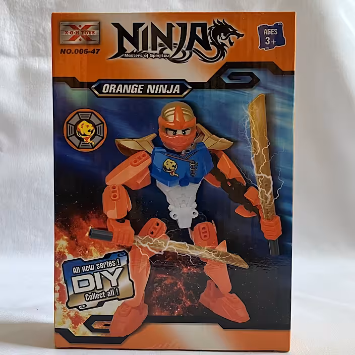 لگوی نینجا 32 تکه همراه با نقشه ساخت کد1