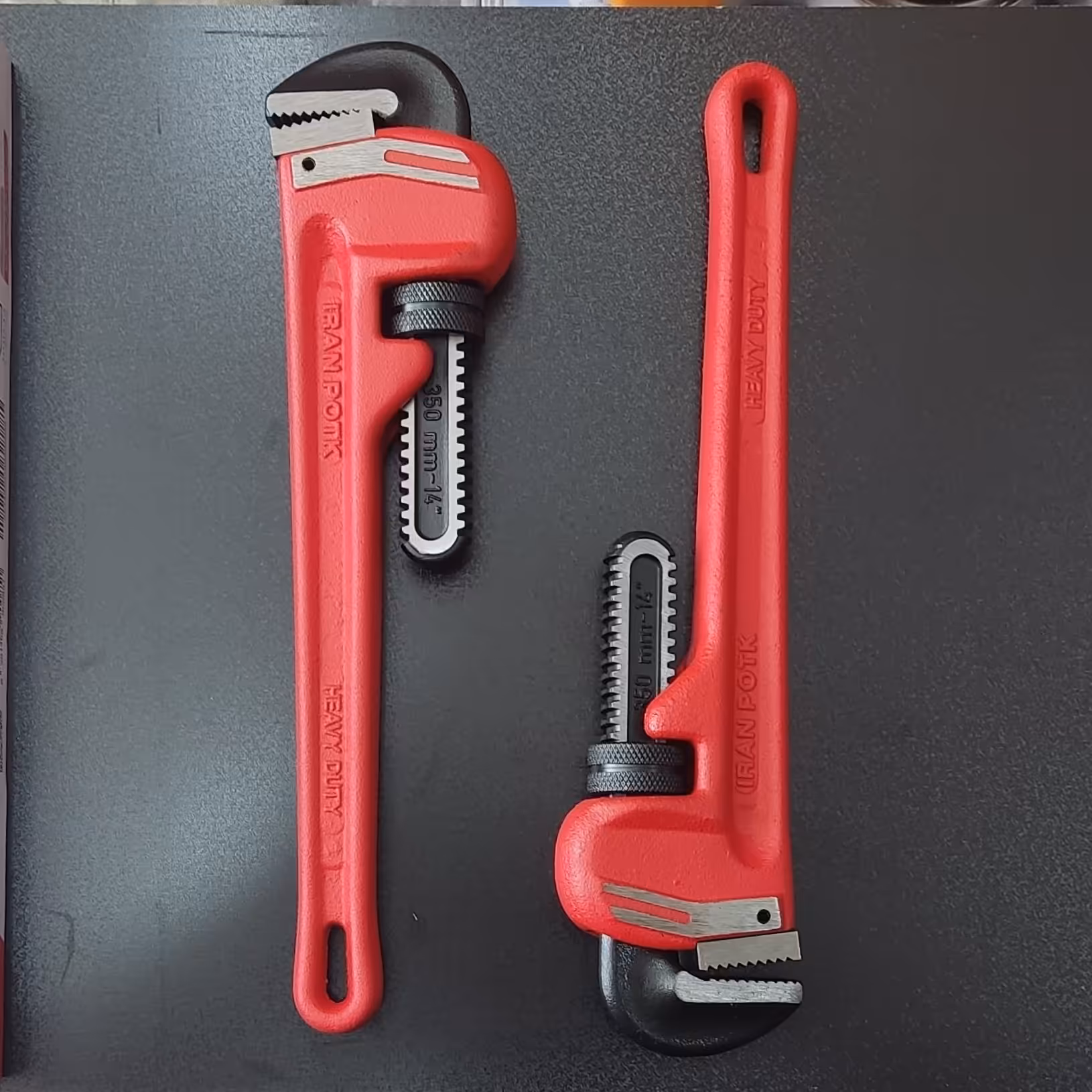 آچار  شلاقی (مدل آمریکایی) لوله گیر 14 اینج 350mm برند ایران پتک کد DB1410