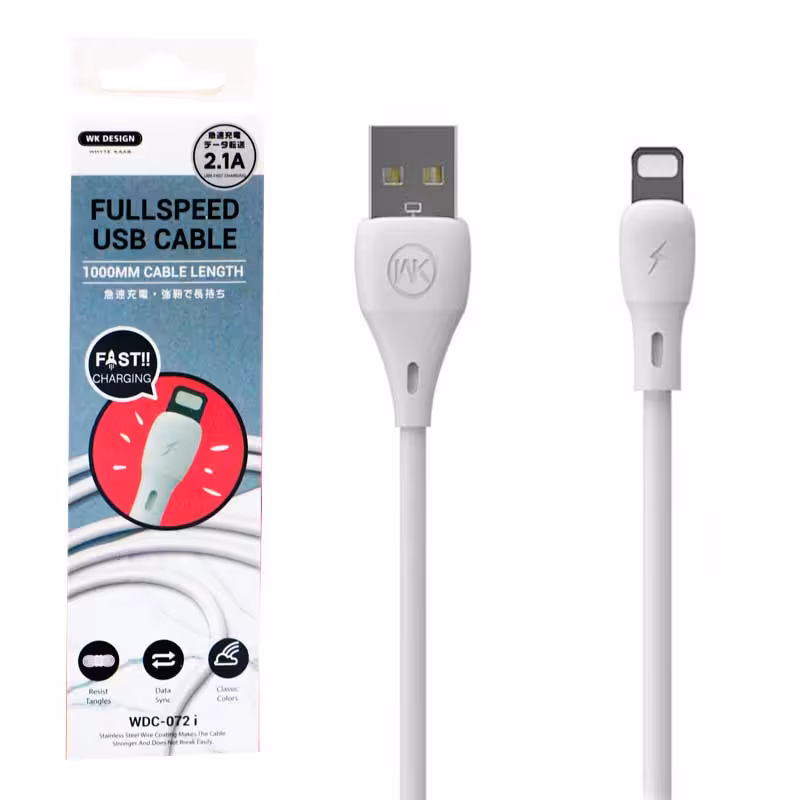 کابل شارژ آیفون WDC-072i 1m