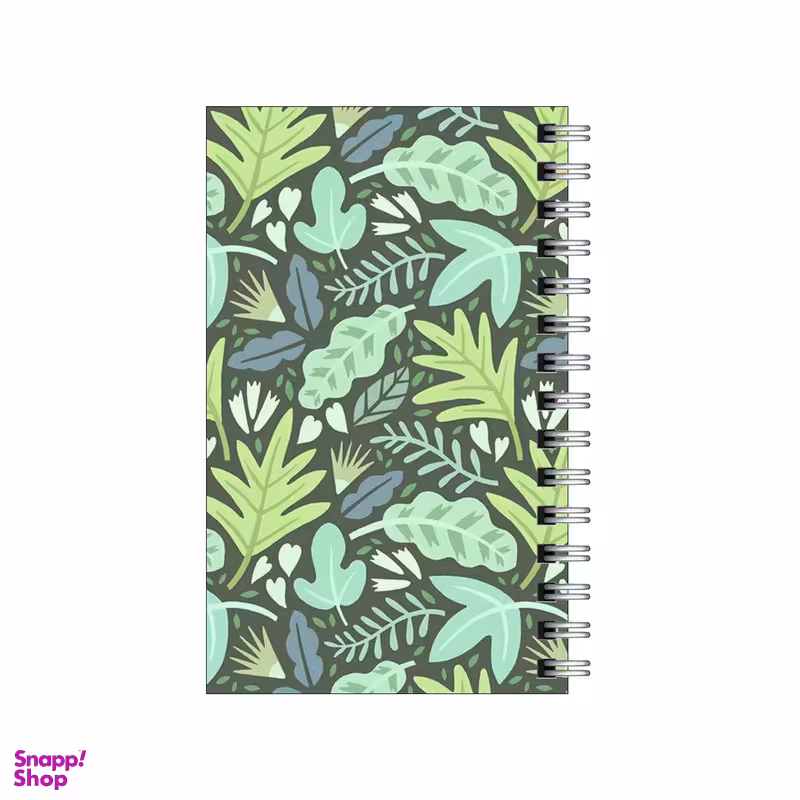 دفتر یادداشت 60 برگ To Do List طرح پترن گل و گیاه کد 4948099