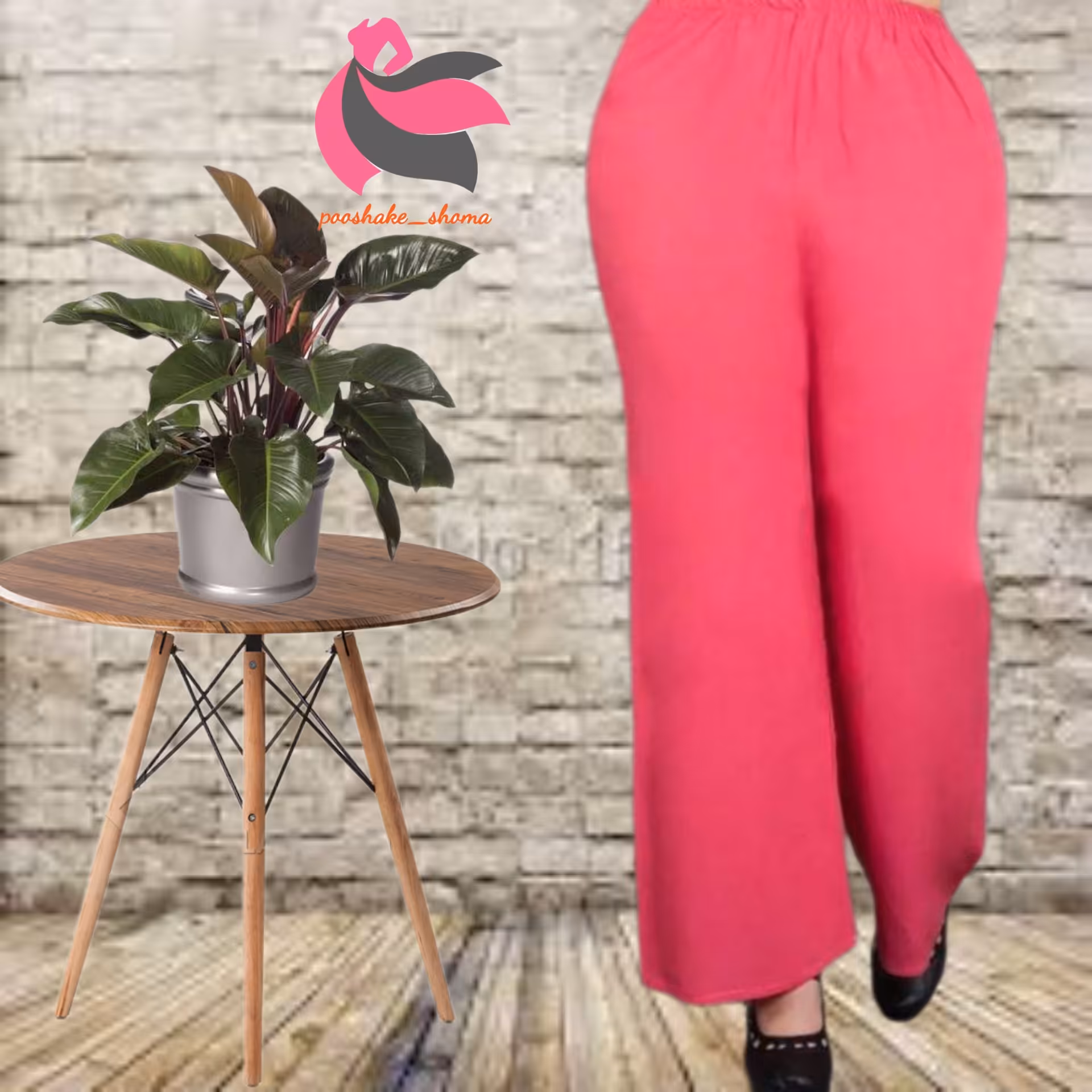 شلوار زنانه دامنی نخی قواره بزرگ