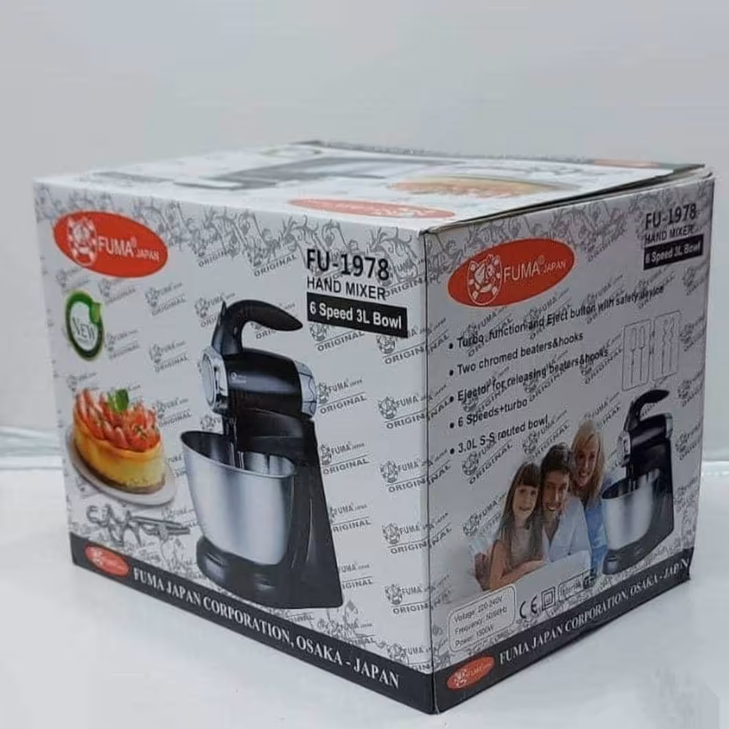 همزن کاسه استیل چرخشی فوما 