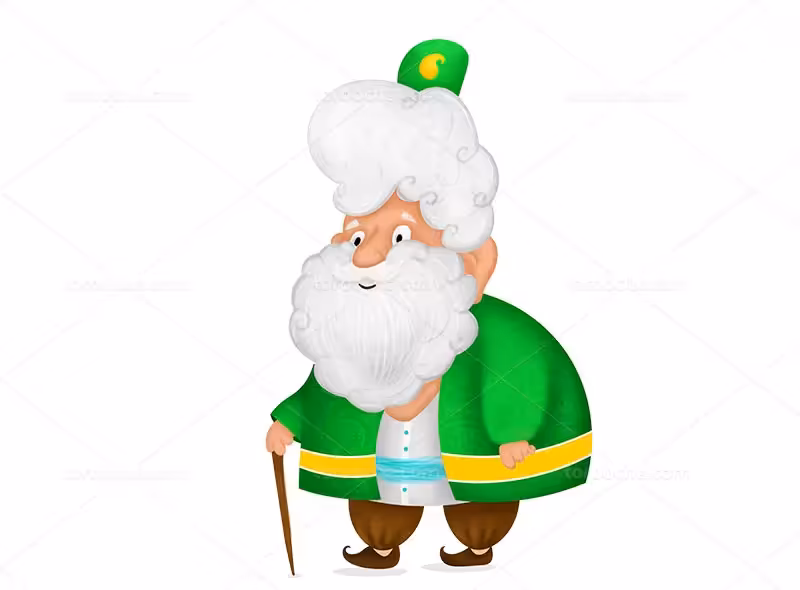 طرح لایه باز عمو نوروز | گرافیک با طعم تربچه