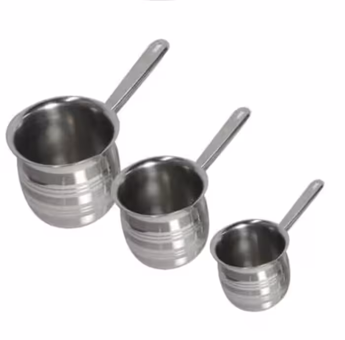 قهوه و شیر جوش سه تکه استیل مدل MAX-03