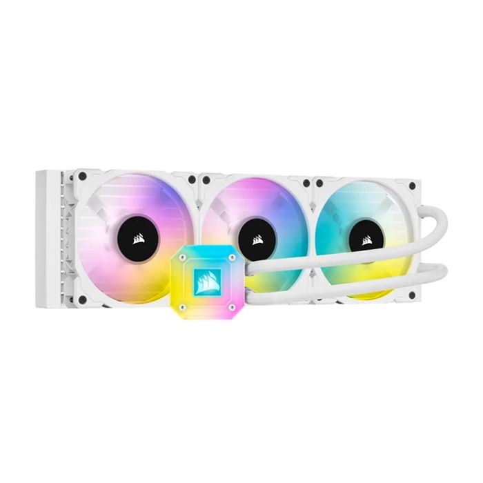 خنک کننده مایع پردازنده کورسیر Corsair iCUE H150i ELITE CAPELLIX White