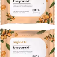 دستمال مرطوب بیو مدل Argan Oil  بسته 20 عددی