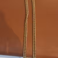 زنجیر استیل 316  مردانه دوبله رنگ ثابت و ضد حساسیت ارسال رایگان 