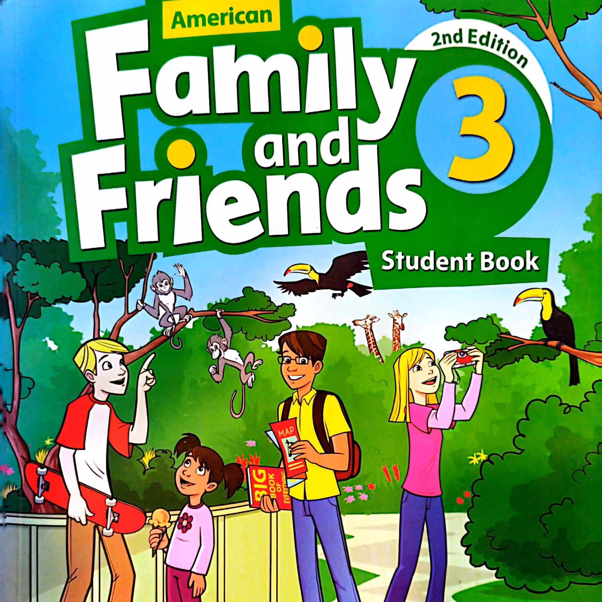کتاب زبان انگلیسی فمیلی فرندز  American Family  and Friends 3