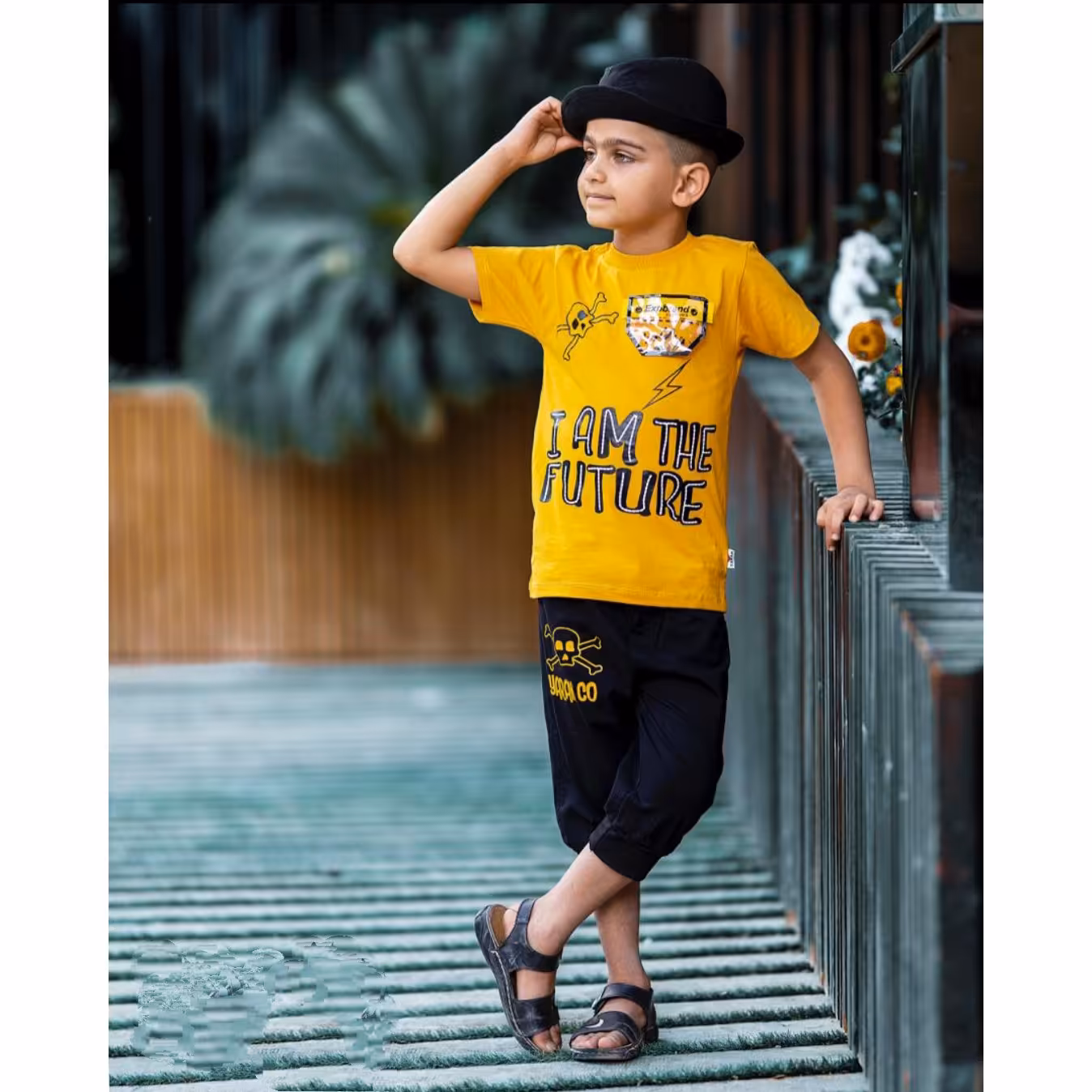 بلوز و شلوارک پسرانه مدل اسکلتی سایز 35_40 مناسب برای 1_8 سال