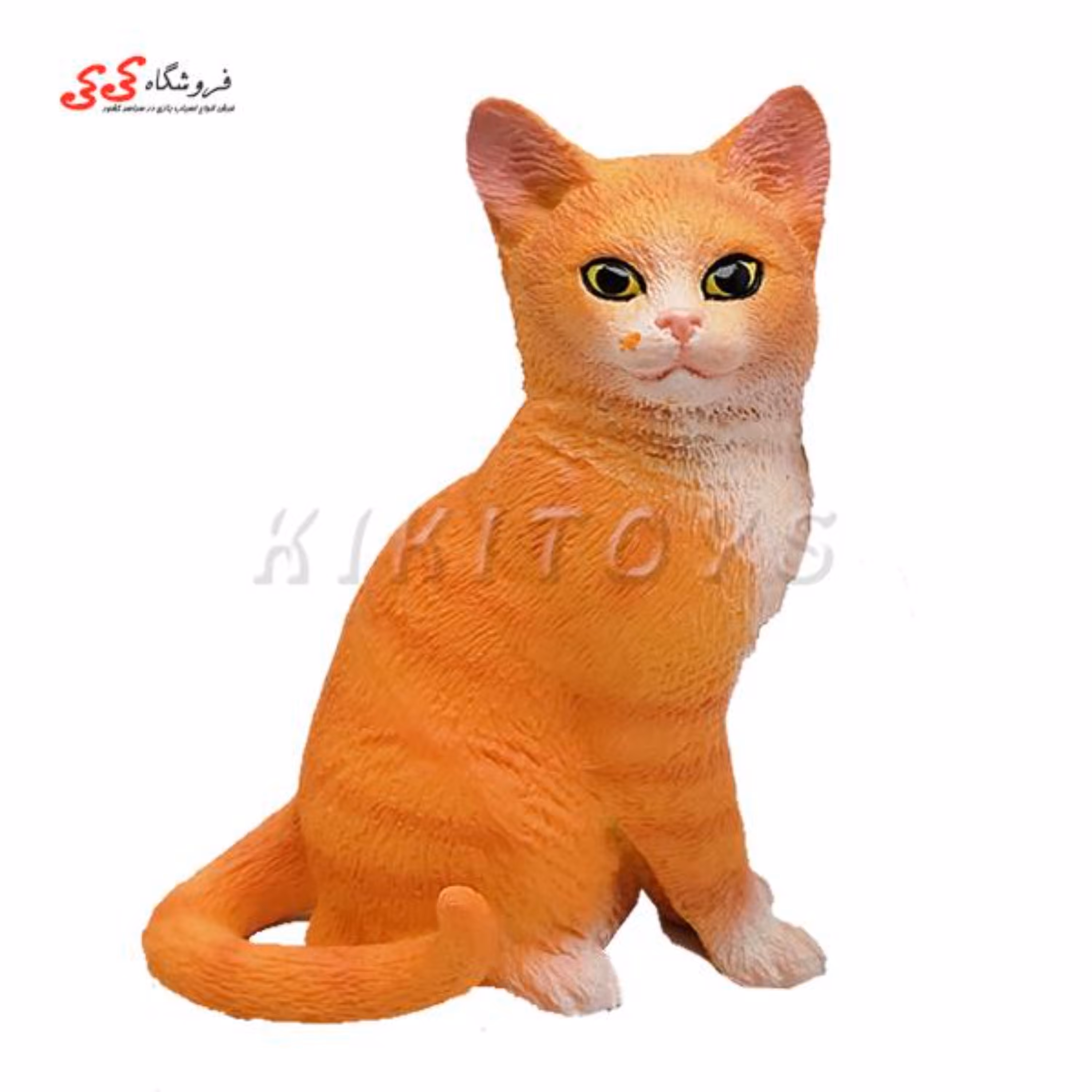 فیگور حیوانات گربه نشسته 127-fiquer of cat 1104