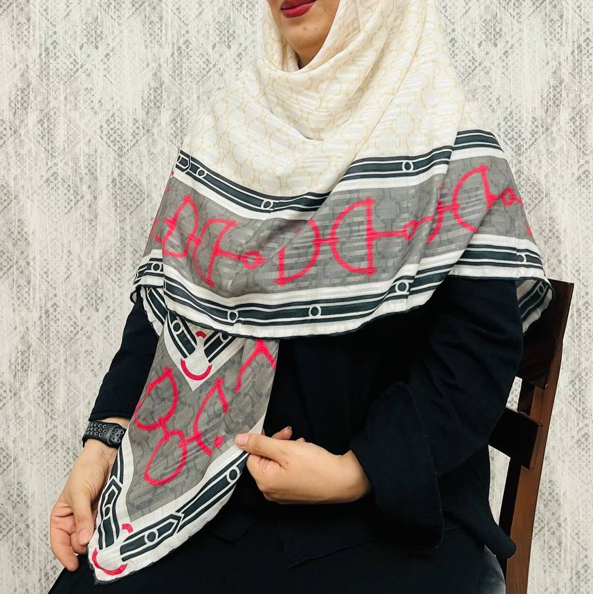 روسری قواره دار مجلسی
