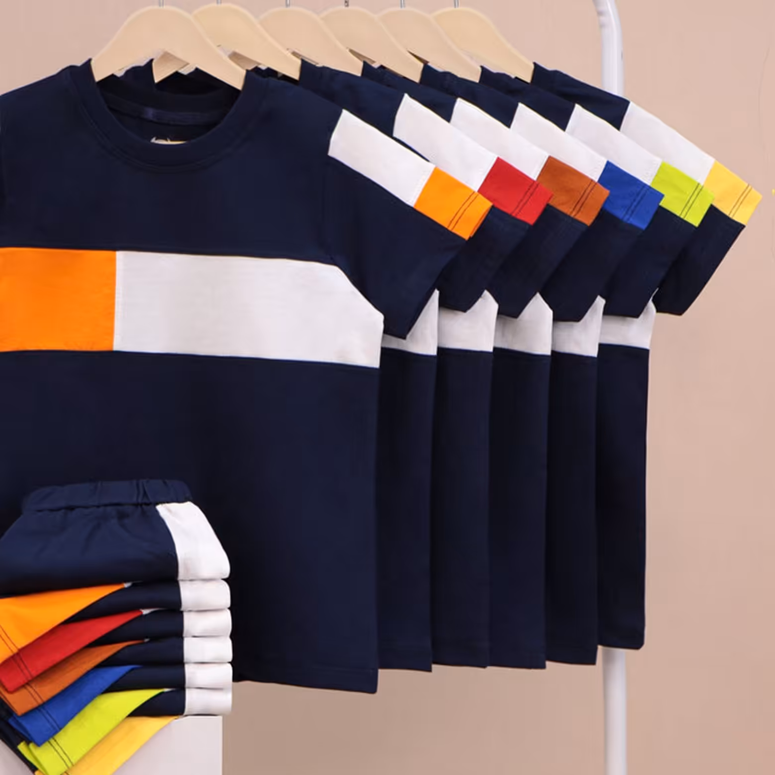 خرید و قیمت بلوز شلوارک دورنگ پسرانه  1 سال تا نوجوان