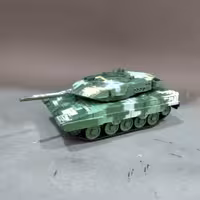 تانک فلزی سبز ارتشی 