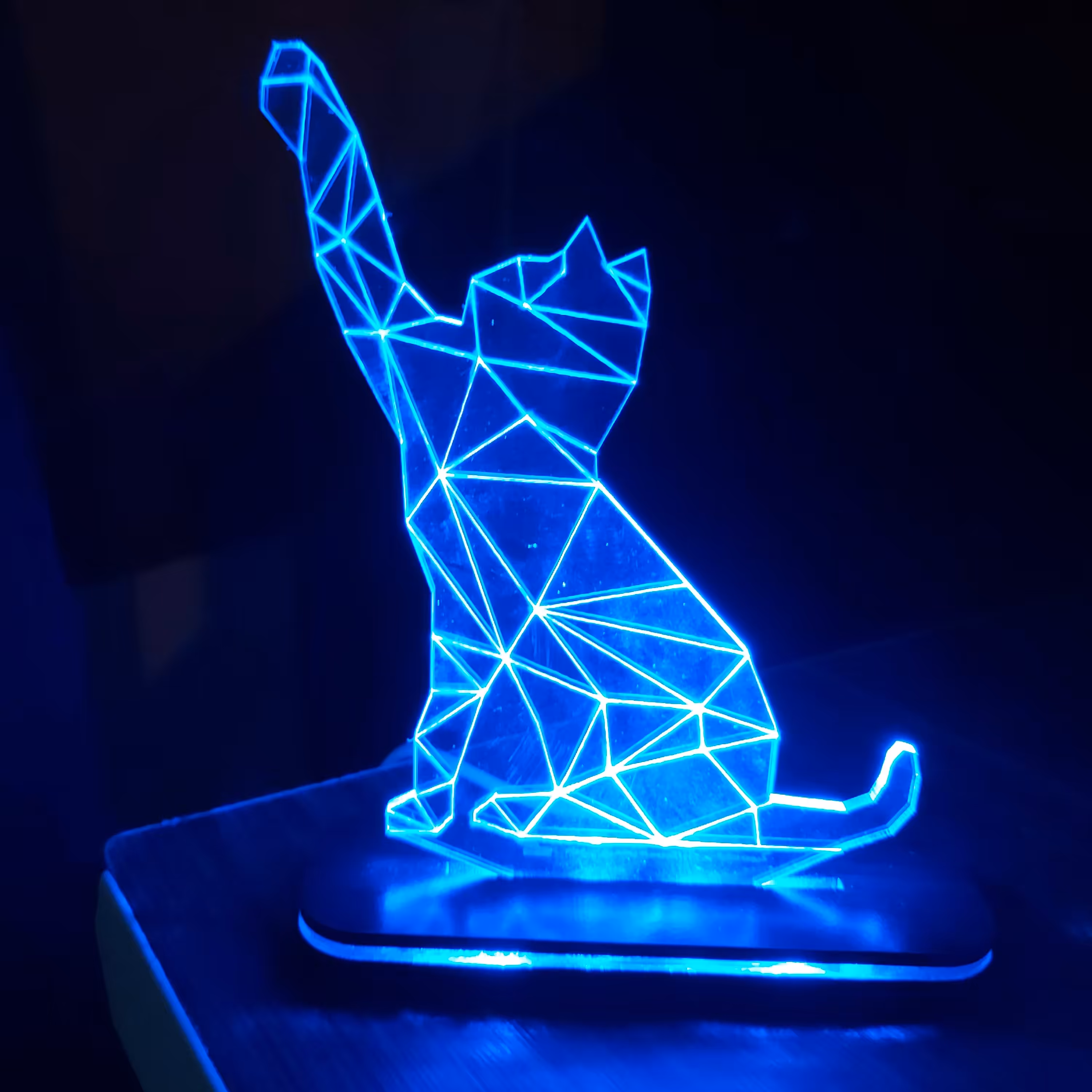 بالبینگ آباژور شب خواب لایت چراغ خواب سه بعدی طرح گربه