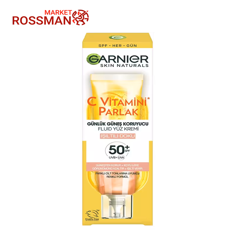 کرم ضد آفتاب رنگی گارنیر GARNIER مدلvitamin c SPF50 حجم 40 میلی لیتر