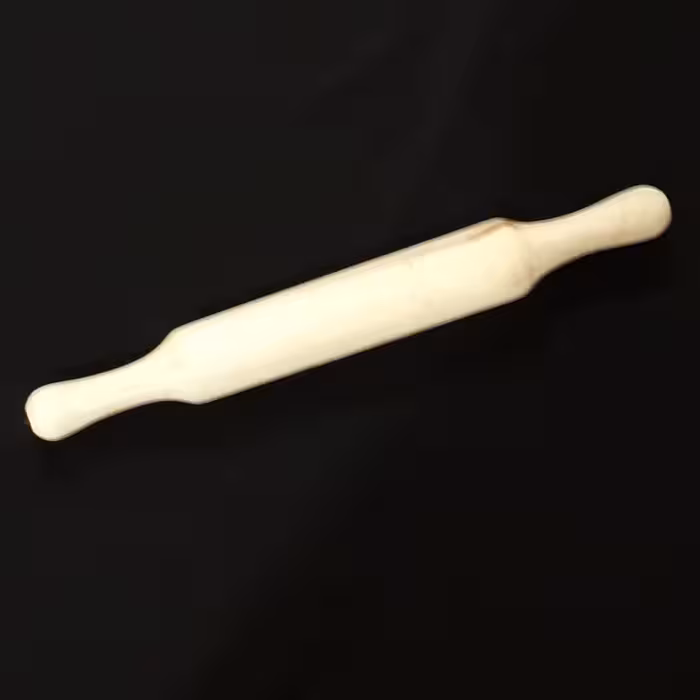 وردنه چوبی مرغوب 35سانتیمتری قطر 4/5باسطحی صاف و صیقلی مناسب برای خمیر و قنادی