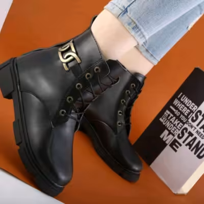 نیم بوت چرم خفن