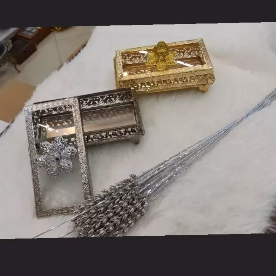 جا قاشقی درب دار پیوتر گل ریز 