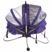 گهواره  تاشو کودک بیبی ورلد مدل F308 spotted