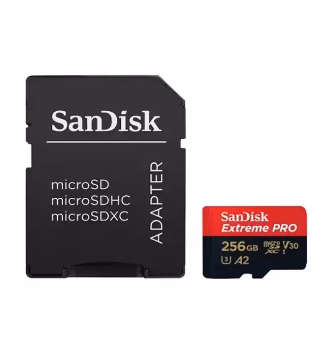 کارت حافظه MicroSDXC سن دیسک مدل Extreme Pro gn6ma سرعت 200 مگابایت بر ثانیه به همراه آداپتور ظرفیت 256 گیگابایت