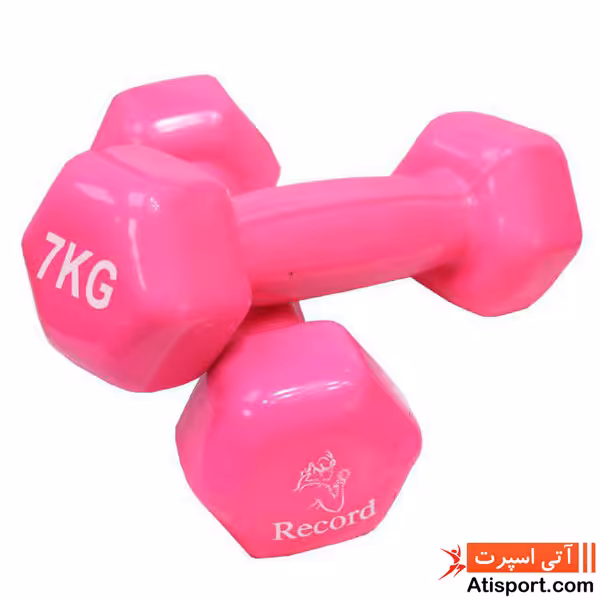 دمبل رکورد 7 کیلوگرم یک جفت