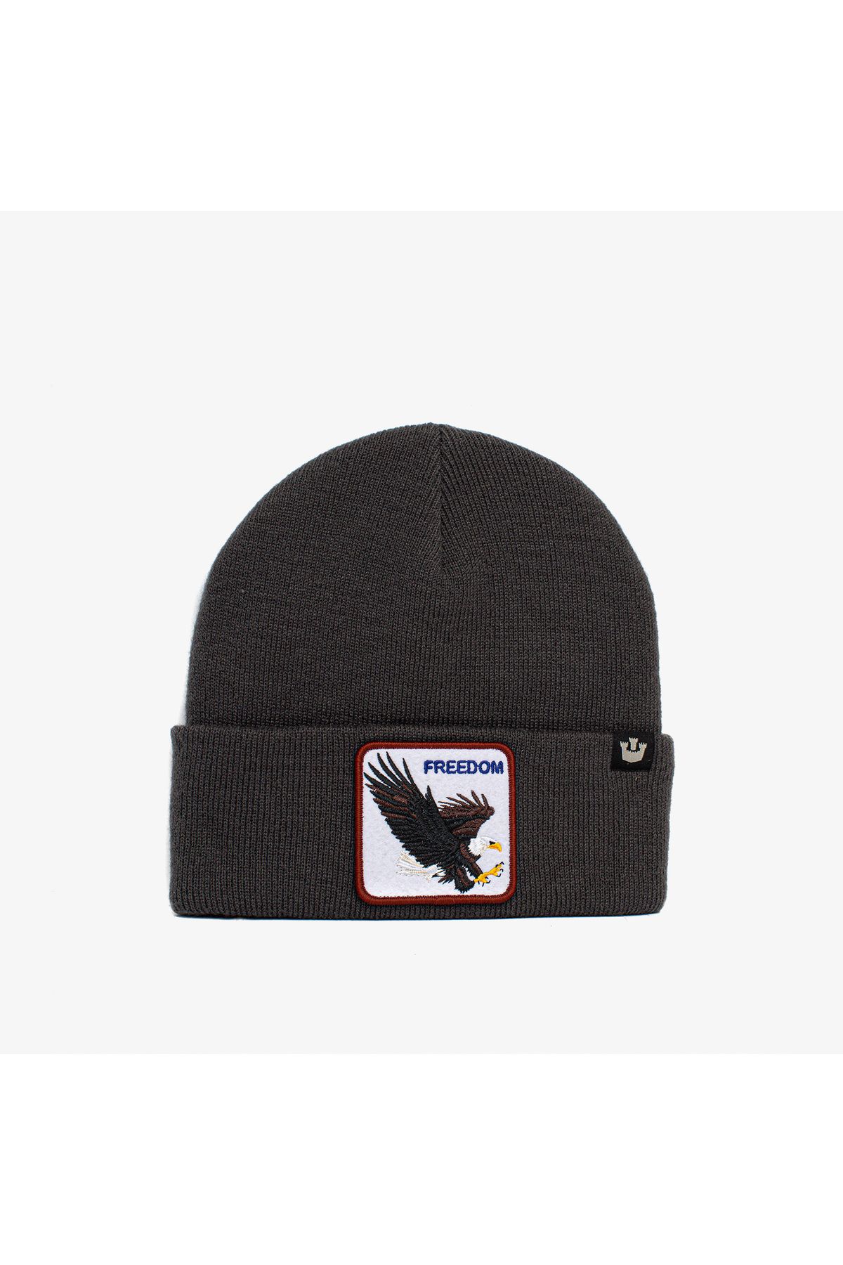 کلاه بافتنی خاکستری مردانه و زنانه Toasty Freedom Eagle Figured Beret 107 0027 Grey Standard Goorin Bros