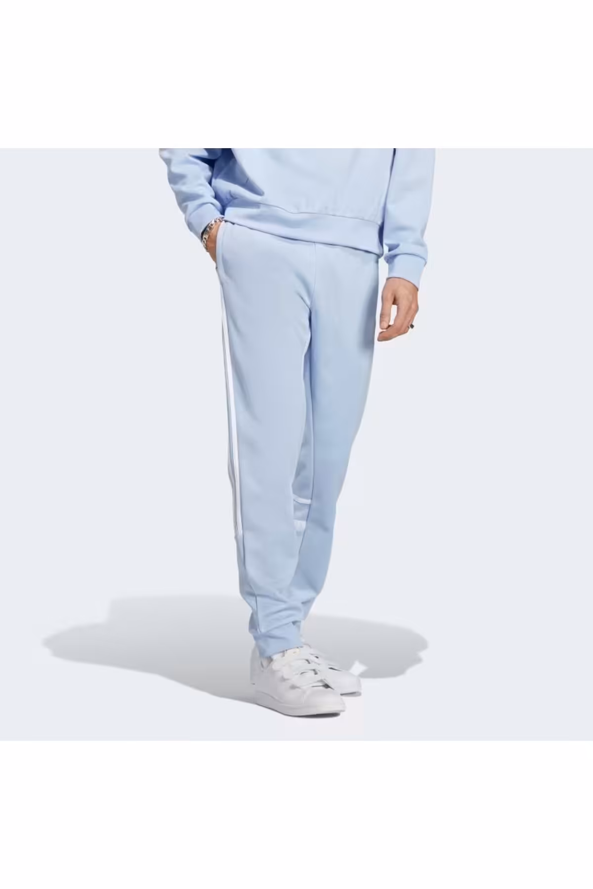 شلوار گرمکن آبی مردانه MAN &#039;S SIX برش باریک adidas