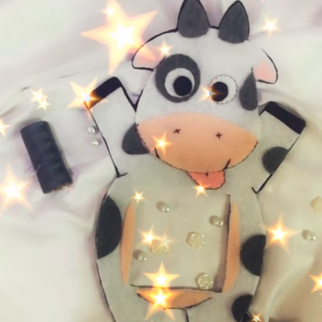 استیکر پریز طرح گاو