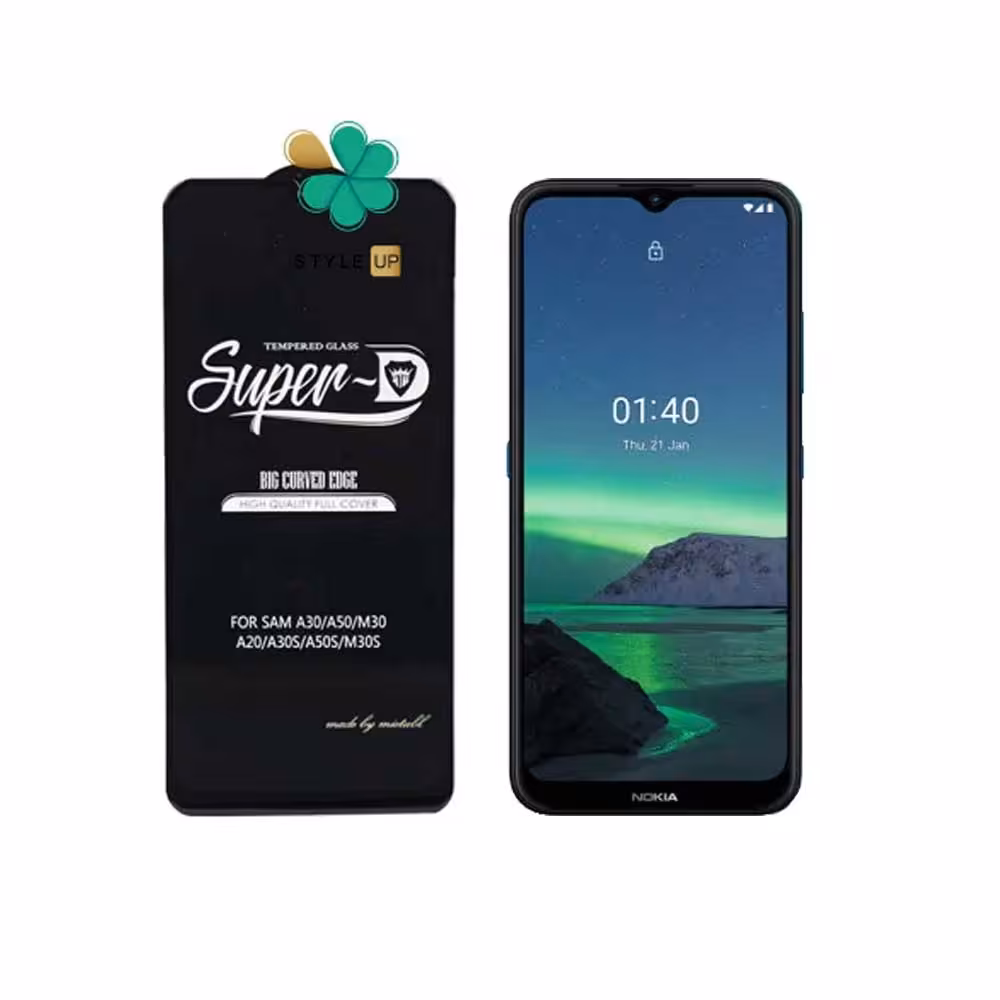 گلس گوشی نوکیا Nokia 1.4 تمام صفحه Super D