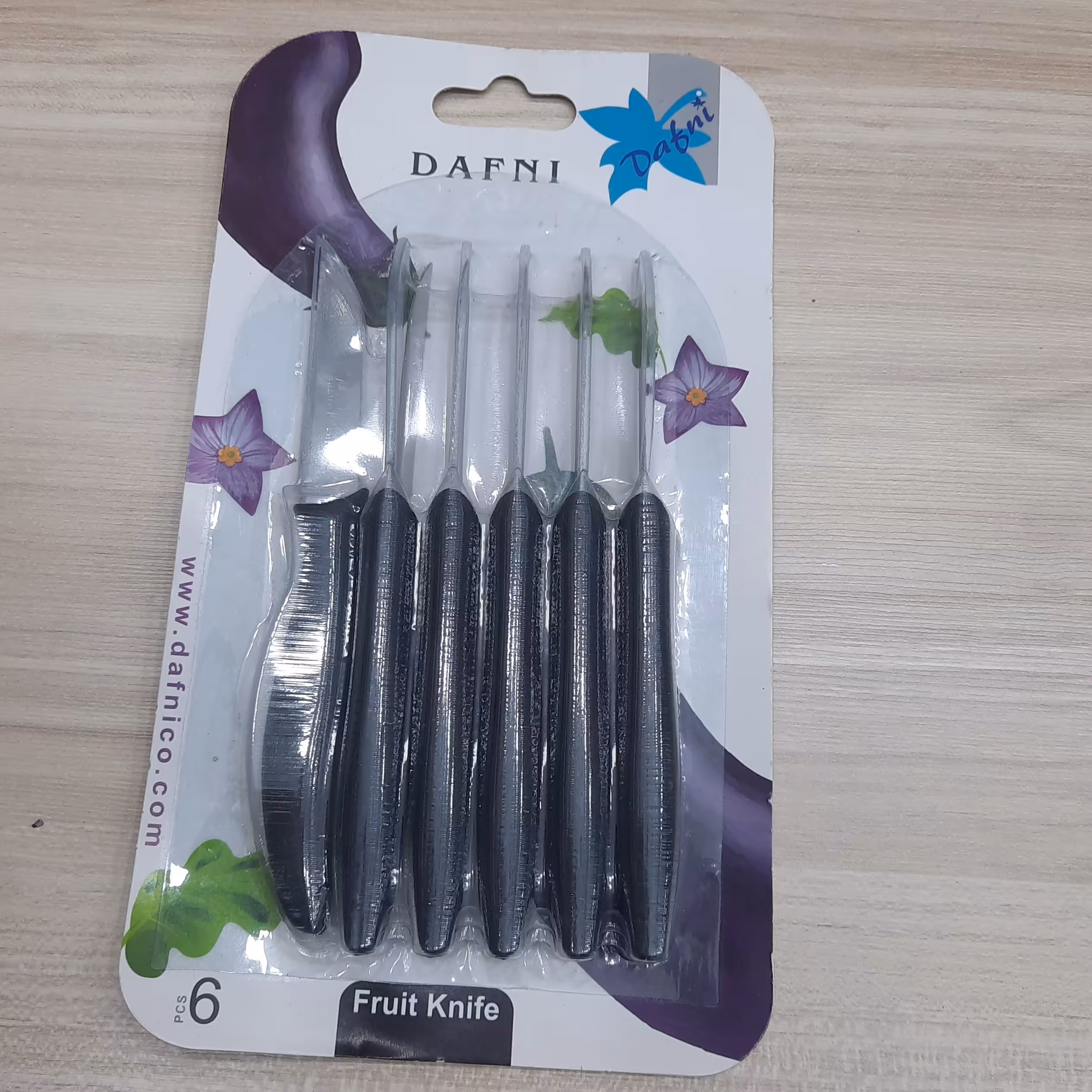 چاقو میوه خوری کارد میخوری چاقو شیش عددی چاقو دافنی