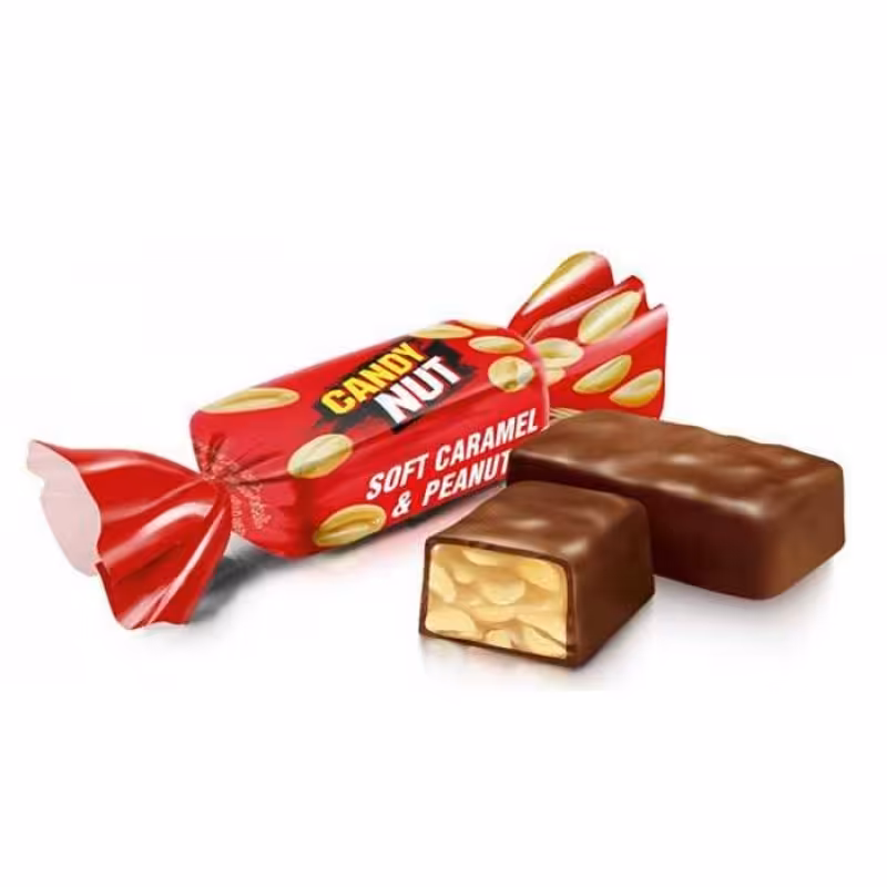 شکلات کندی نات قرمز  500 گرمی بادام زمینی از خشکبار وزرا
