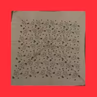 دستمال سر باندانا طرح قلب یشمی  سایز 50 در 50( حداقل خرید 100 تومن از غرفه )