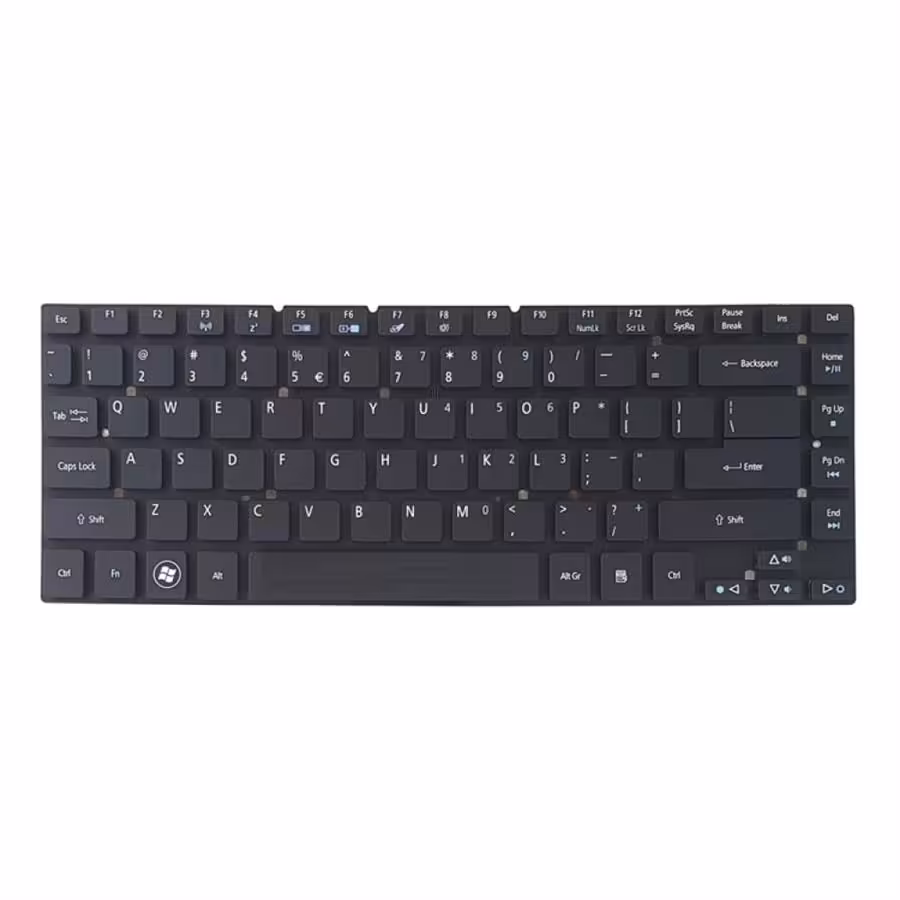 کیبورد لپ تاپ ایسر Aspire V3-471 مشکی اینترکوچک بدون فریم