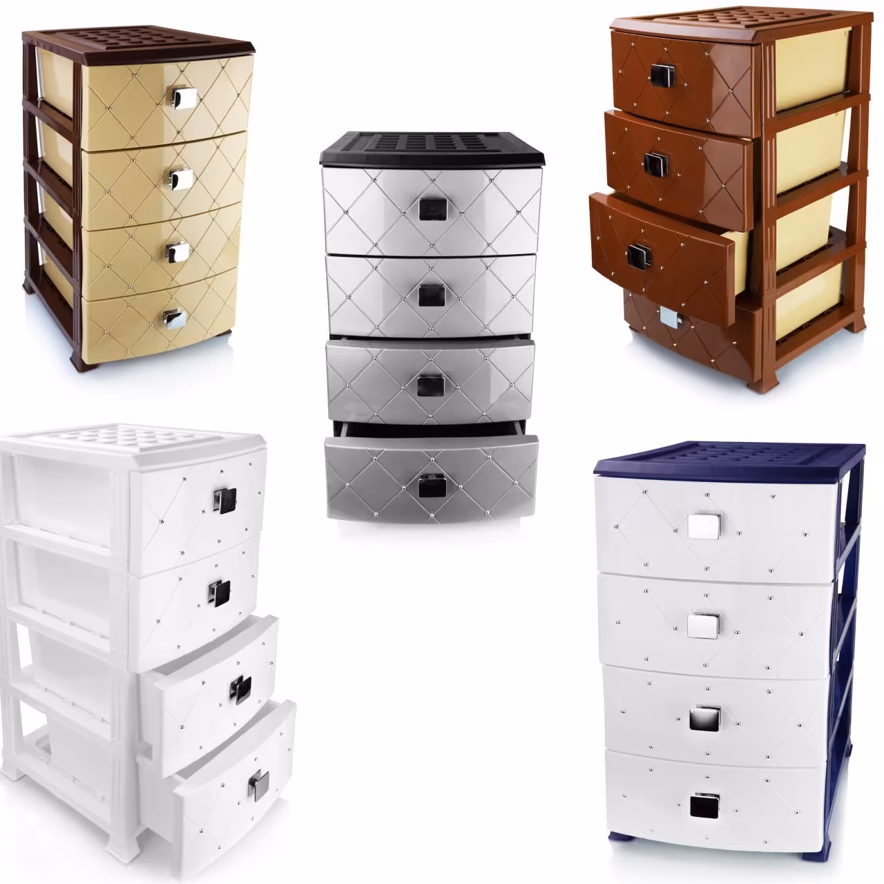 دراور bl نگین دار 4 طبقه