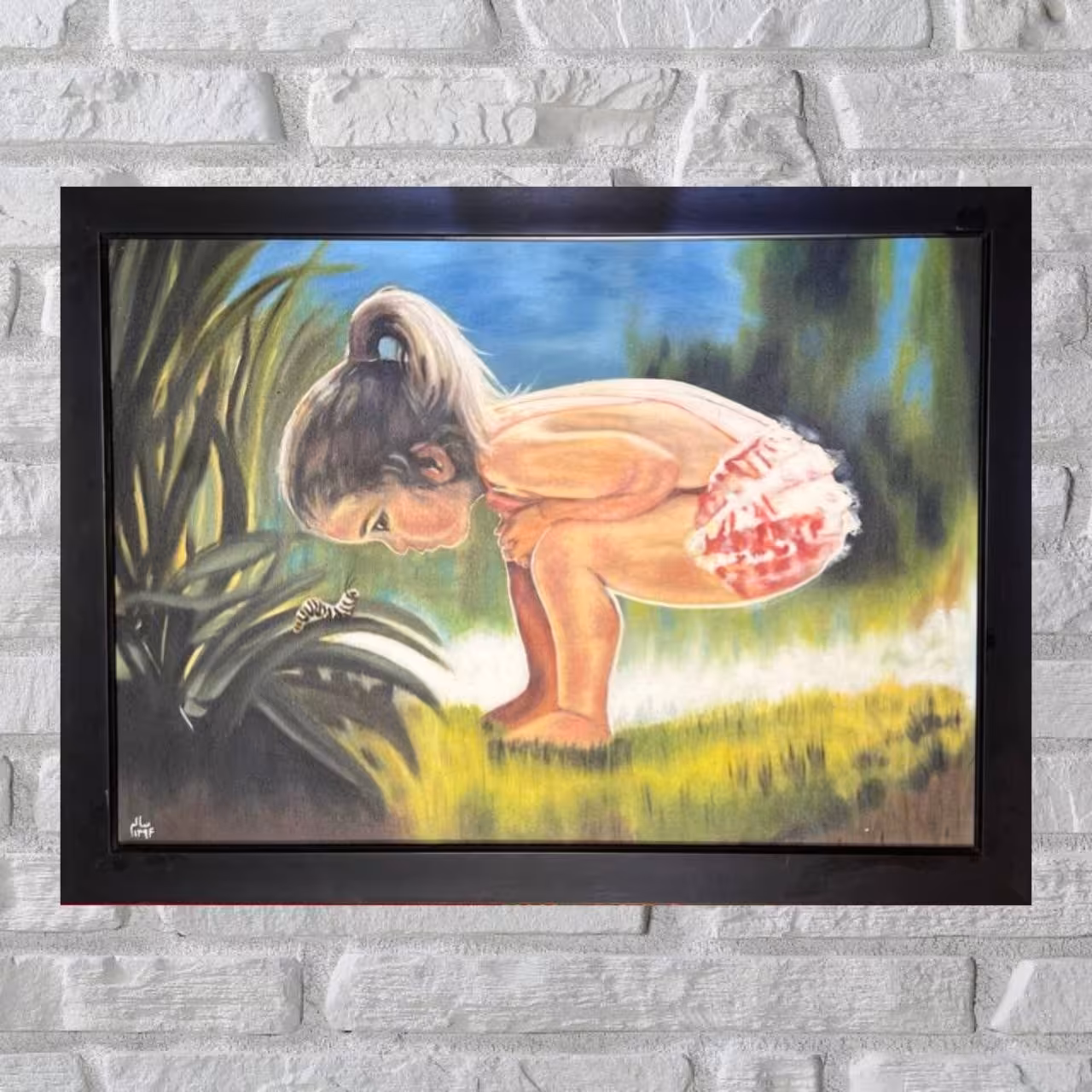 تا بلو دختر بچه  رنگ و زوغن 