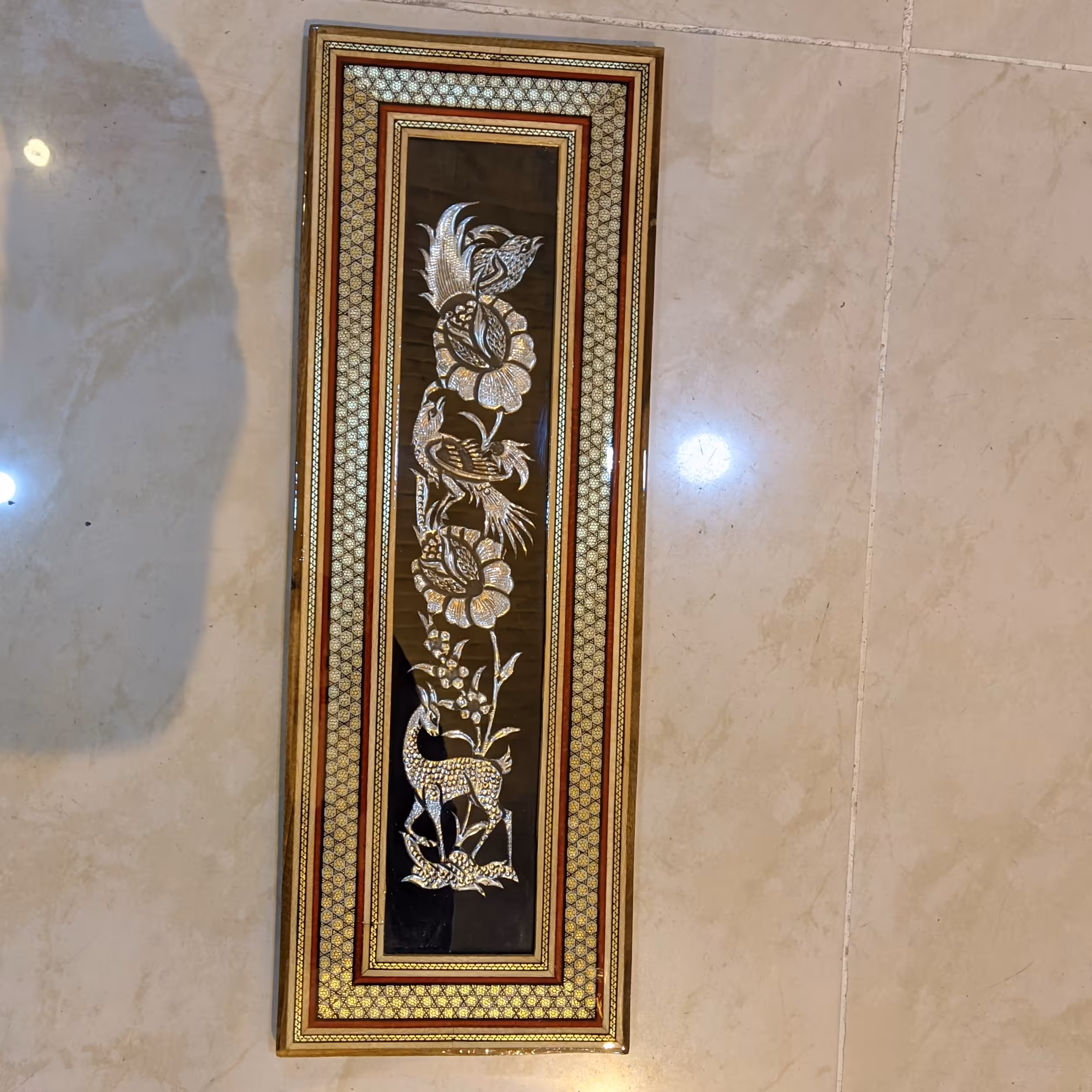 تابلو تمام خاتم ستونی کیفیت عالی ابعاد 54 در 19