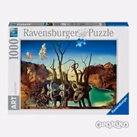 پازل 1000 قطعه نقاشی فیل ها انعکاس قوها اثر سالوادور دالی رونزبرگر

