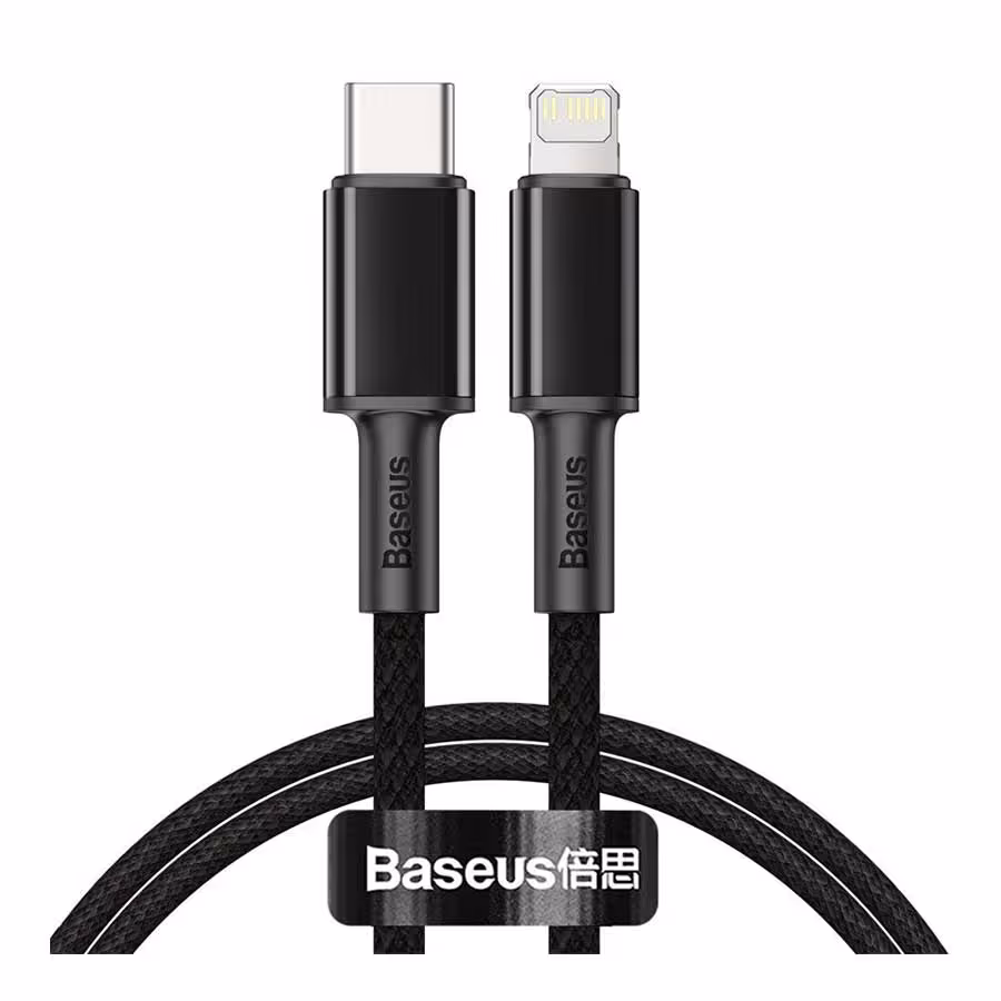 قیمت و خرید کابل تبدیل 1 متری USB-C به لایتنینگ بیسوس مدل High Density CATLGD-01 | یاس ارتباط