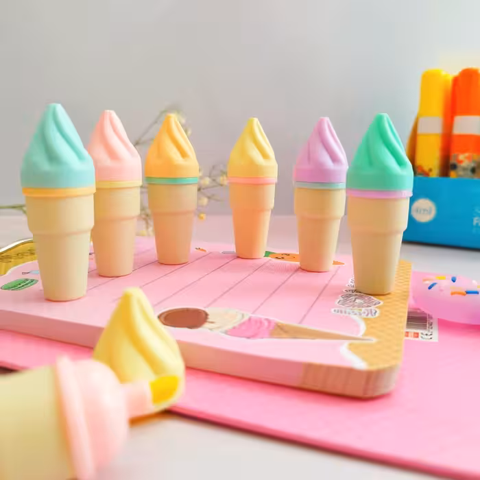 هایلایتر‌ بستنی قیفی