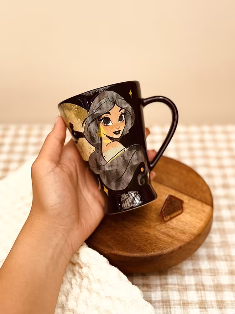 ماگ مشکی دیزنی جاسمین کد001774