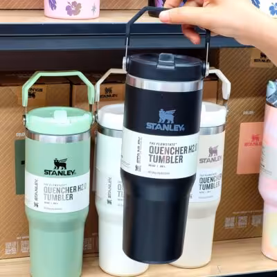 ماگ استنلی دسته بالا متحرک