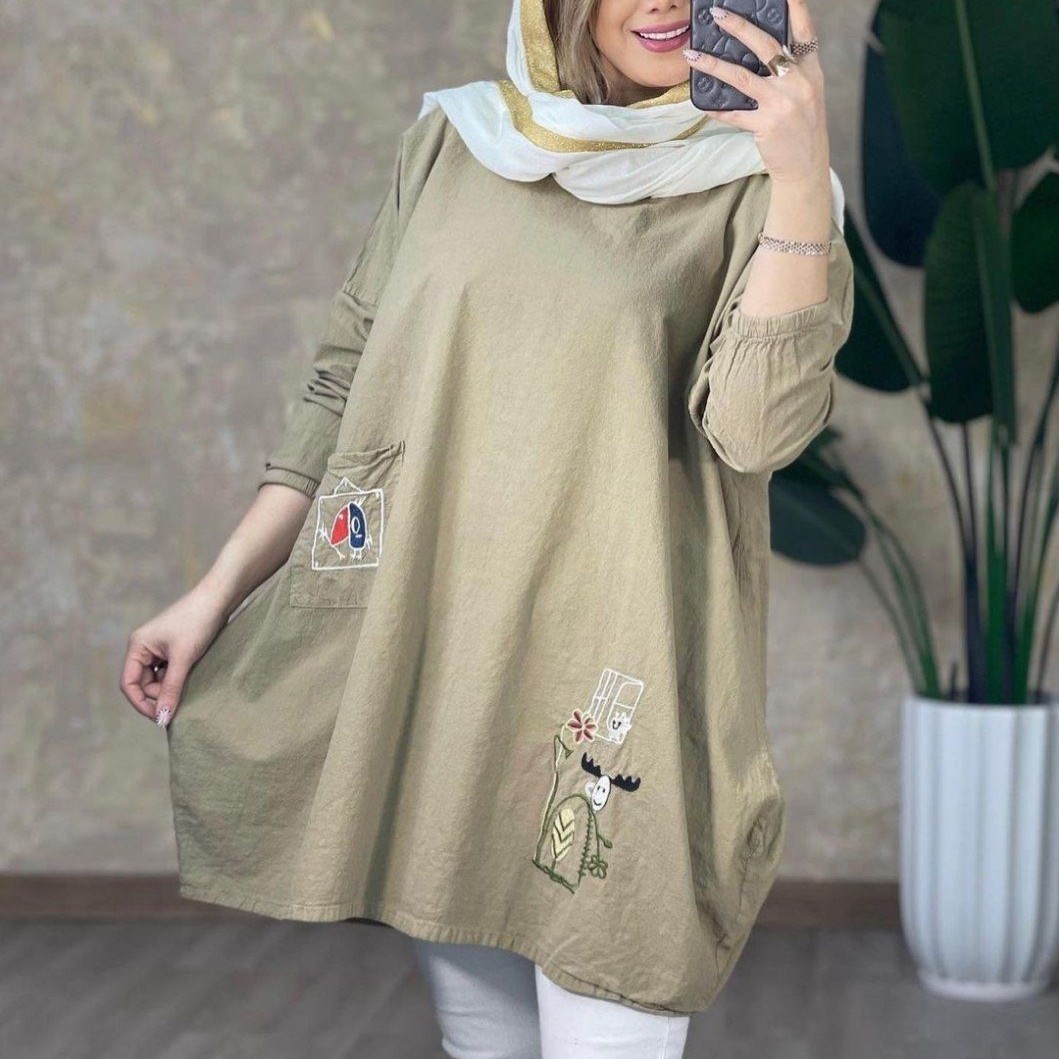 شومیز مانتو شومیز الیاف مانتو الیاف گلدوزی مانتو زنانه