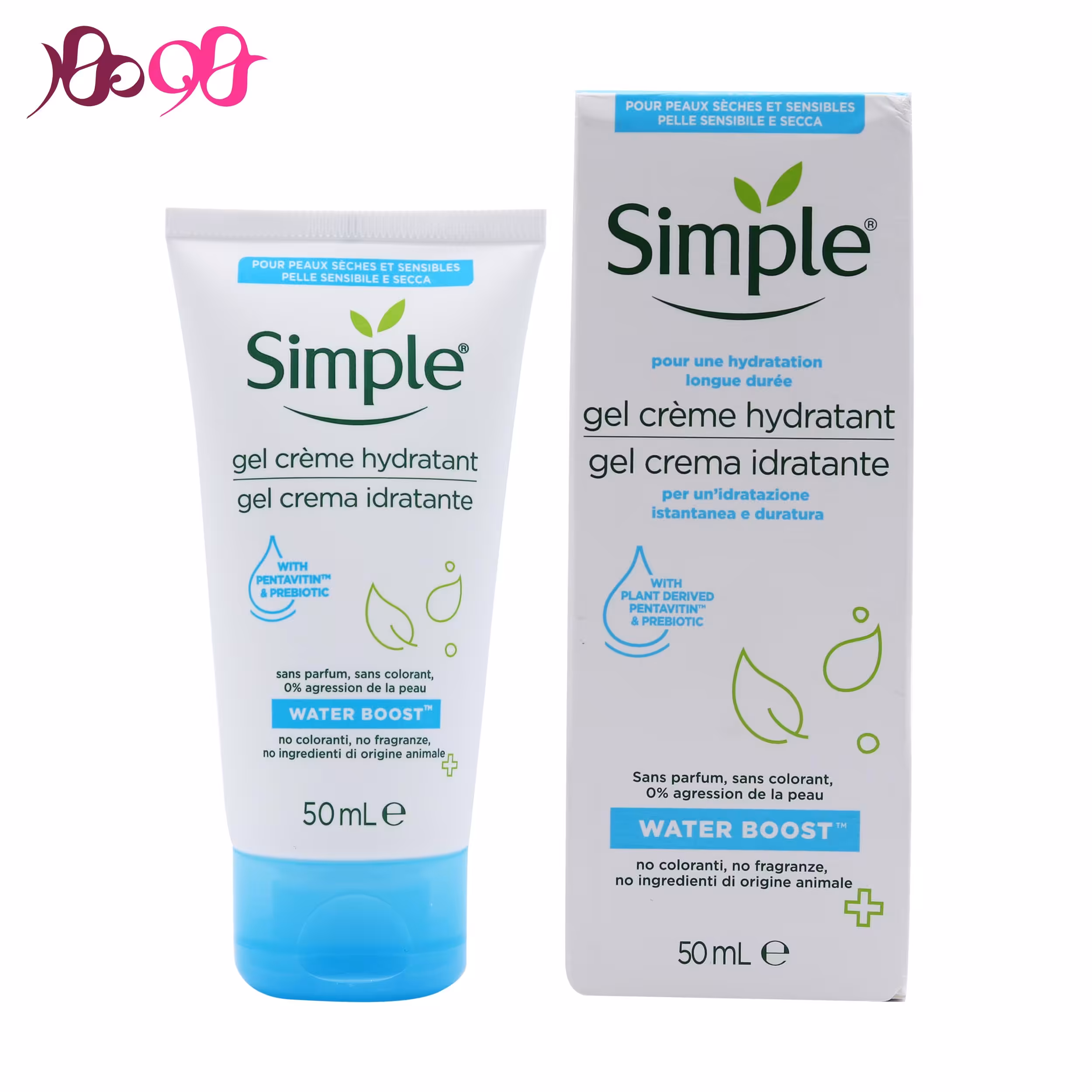 ژل کرم آبرسان سیمپل مدل واتر بوست