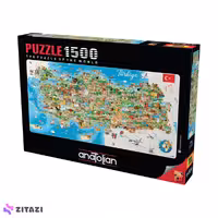 پازل 1500 تکه آناتولین مدل Türkiye Map کد 3793