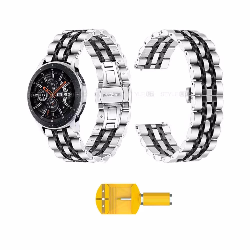 بند ساعت هوشمند سامسونگ Galaxy Watch 46mm مدل استیل Rolex
