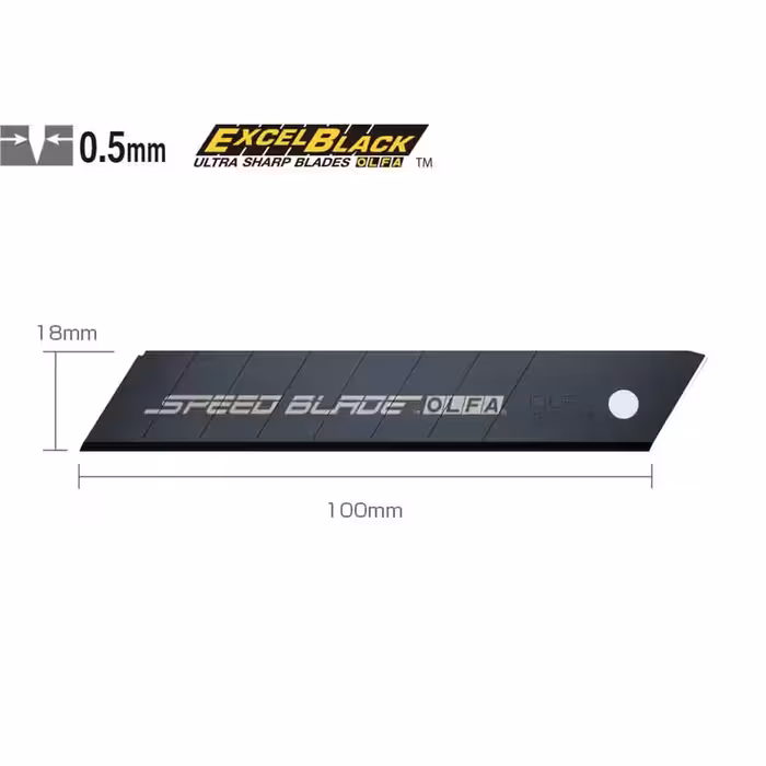 خرید تیغ کاتر فولادی سایز بزرگ الفا مدل OLFA LFB-5B با قدرت برش دو برابر