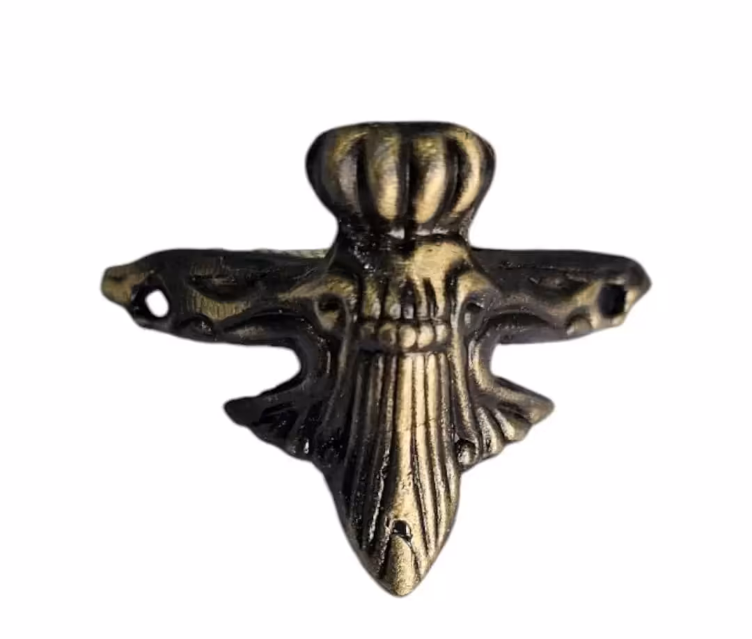 پایه آنتیک دو چشم فلزی