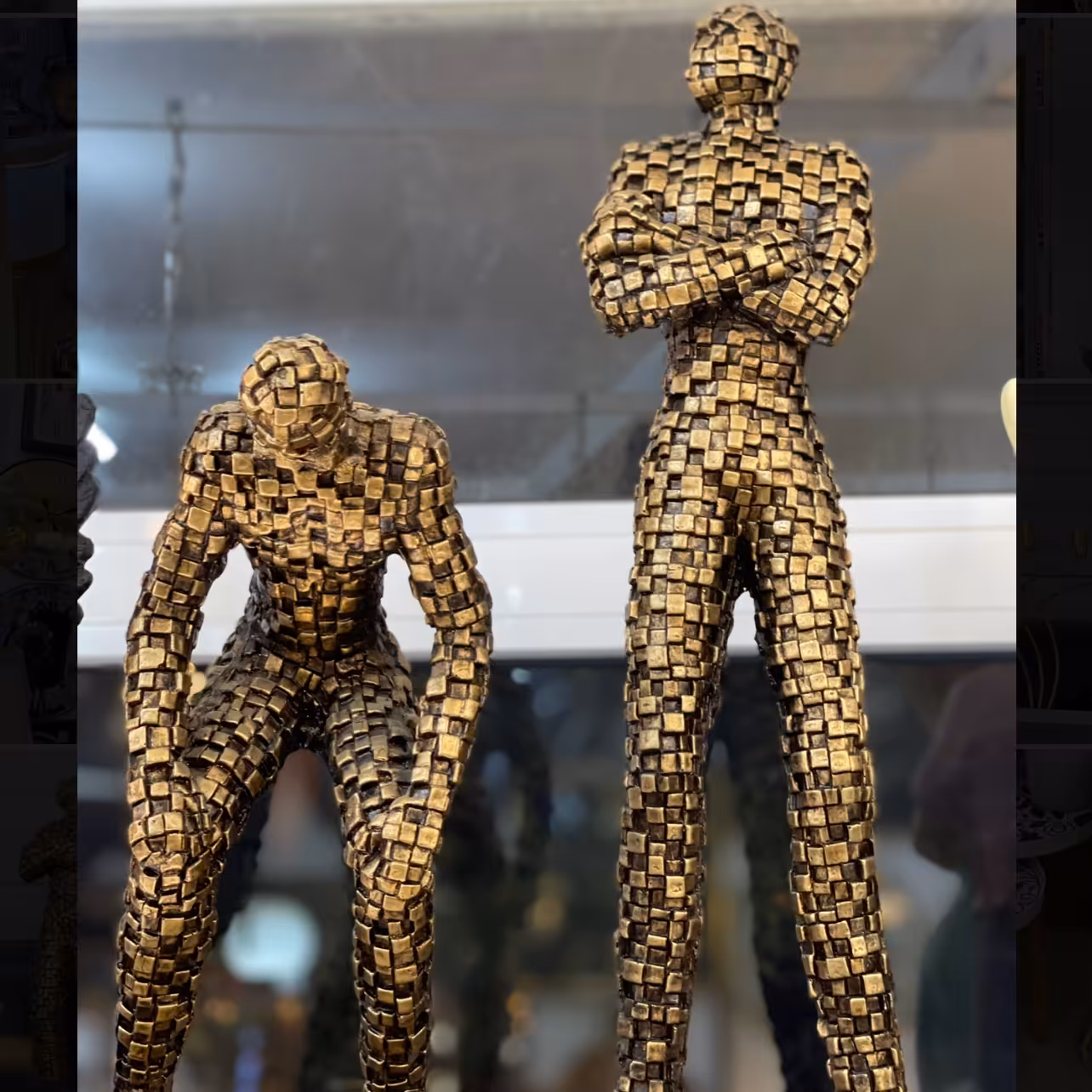 مجسمه مردان اهنین (هزینه ارسال بامشتری،پسکرایه)