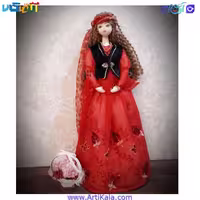 عروسک پارچه ای تیلدا طرح لباس محلی